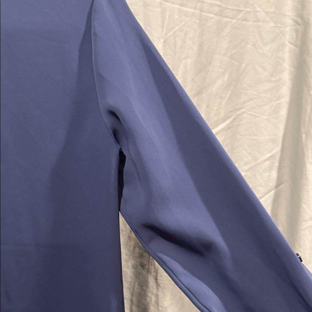 Chic Long Sleeve Blue Dress - Picture 14 of 15